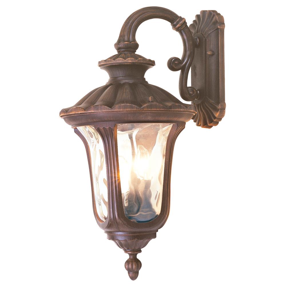 Livex Lighting 7657-58 Oxford Outdoor Wall Lantern in Imperial Bronze 